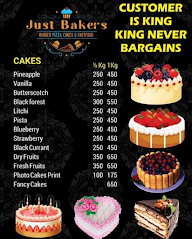 Just Bakers menu 5