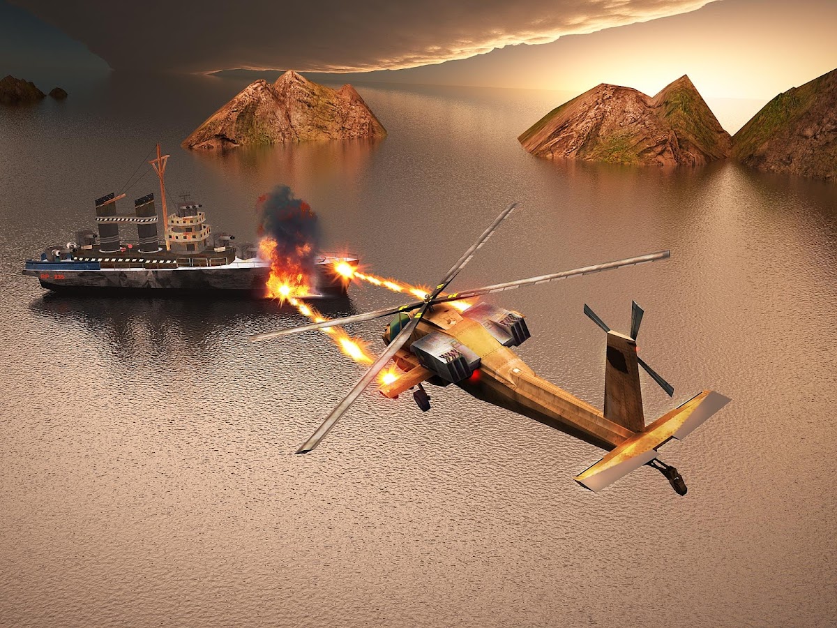    World War Gunship Battle 3D- screenshot  