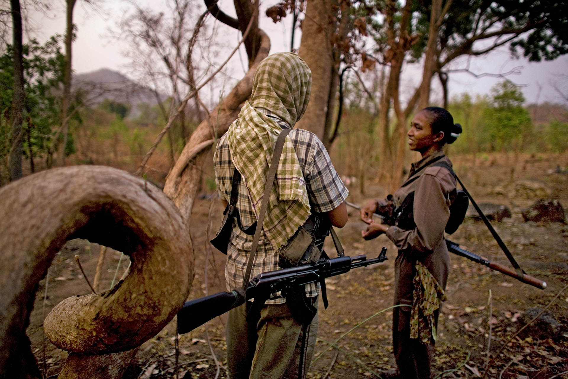 From behind rebel lines in Maoist country