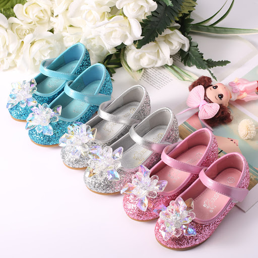 Title 10, New frozen ice and snow crystal shoes for super...