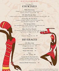 Abyssinian menu 4