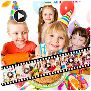 Birthday Slideshow Video Maker  Icon