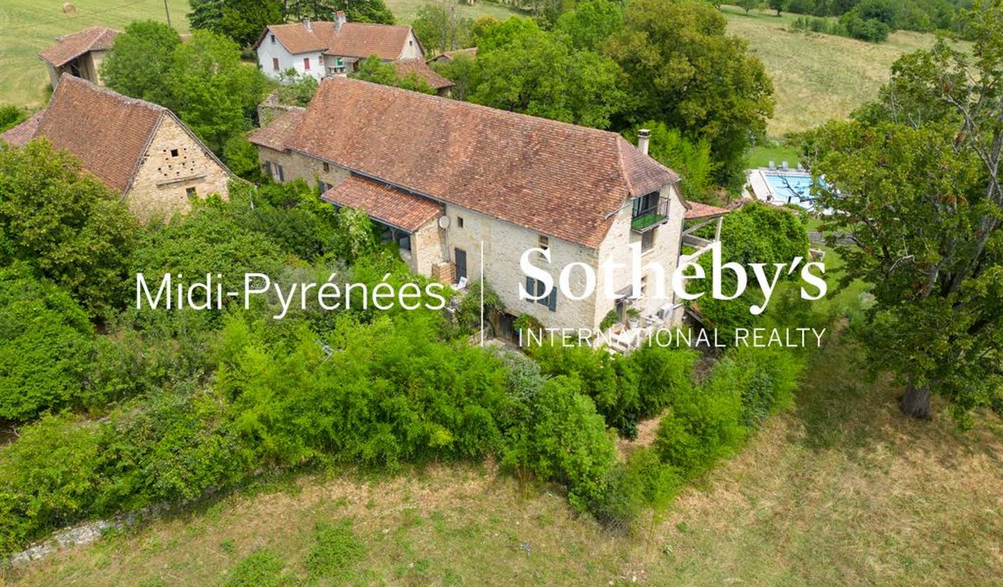 House with pool and garden Figeac