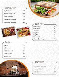 Zan Cafe menu 2