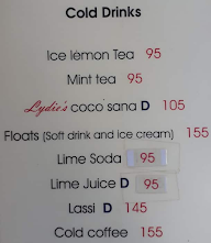 Lydies menu 4