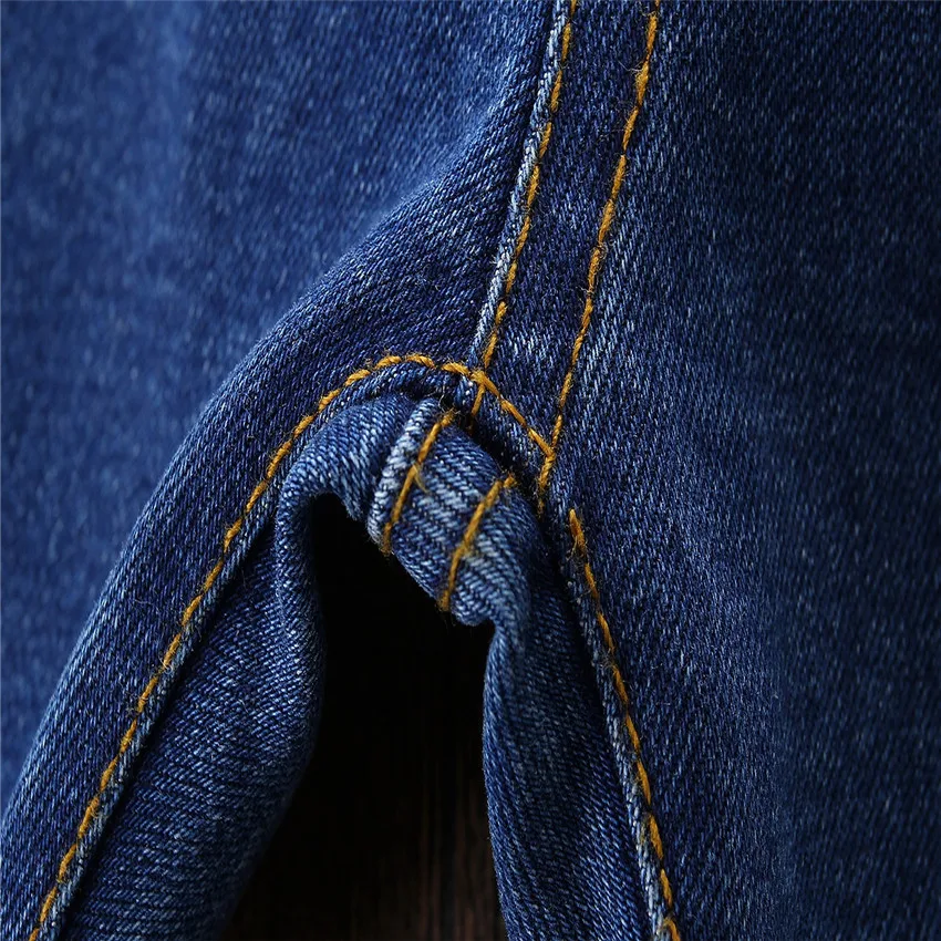 Title 7, Kinder fashion jeans met bijpassende kleur hoor...