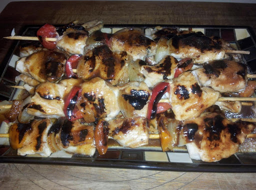 grilled chicken kabobs