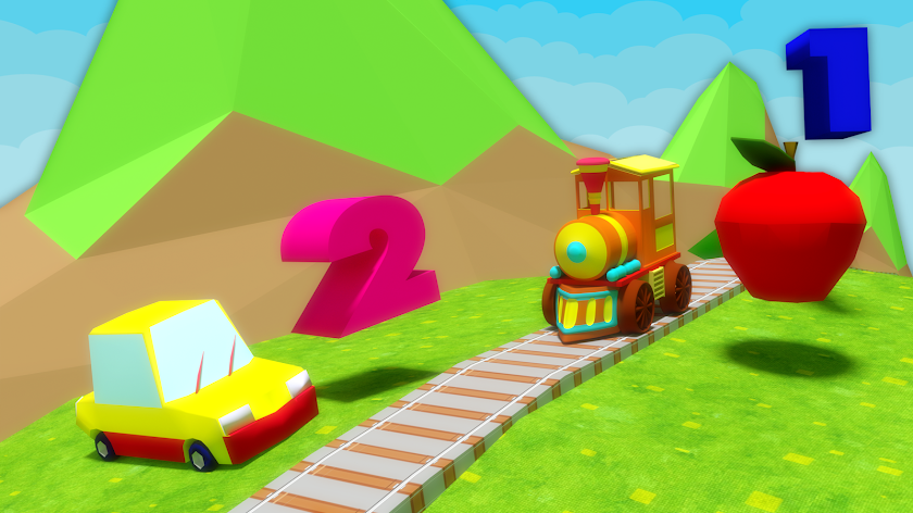 Learn Numbers Train 1 to 10 Screen 1