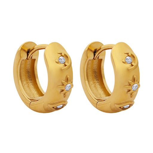Title 4, Retro Earrings Elegant Titanium Steel Womens