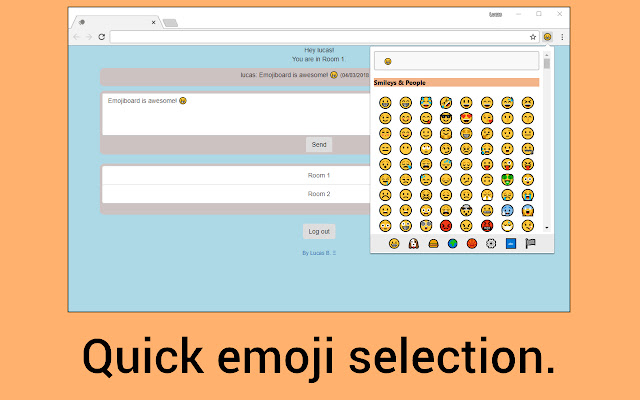 Emojiboard: Emoji Keyboard chrome extension