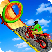 Racing In Moto Bike Stunt : Impossible Road Game  Icon