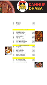 Kannur Dhaba menu 4