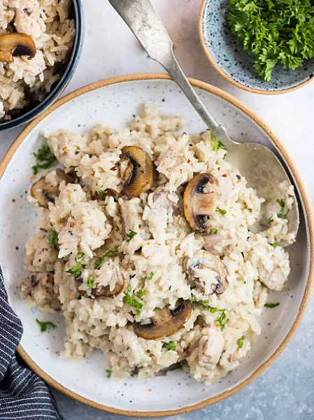 Chicken Mushroom Rice