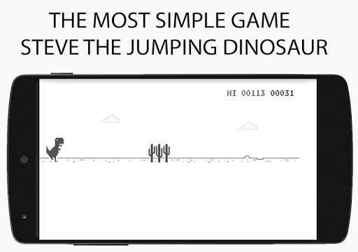 Steve Jumping Dinosaur