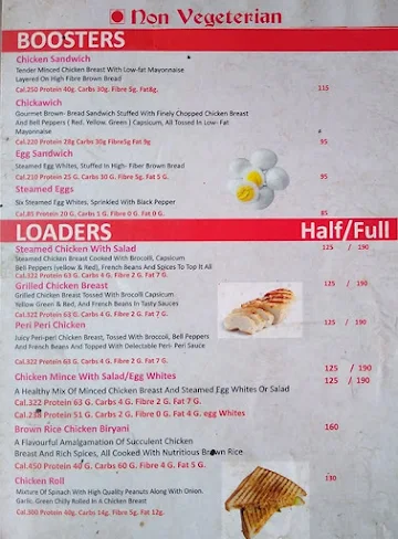 Healthy Diet Cafe menu 