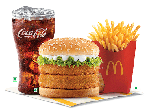 Large EVM McVeggie® Double patty Burger 