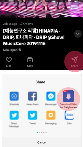 Download Video for Dailymotion