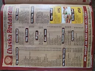 Chaska Restaurant menu 2