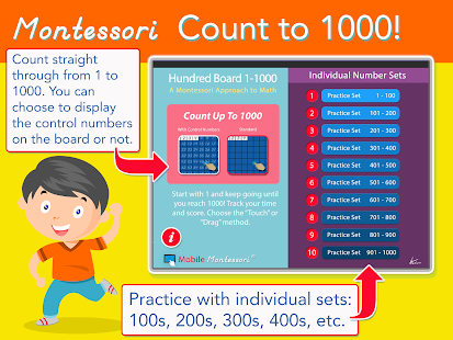 Count to 1000 - Montessori Math for Kids!(圖2)-速報App