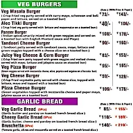 Bombay Burger's Cafe menu 2