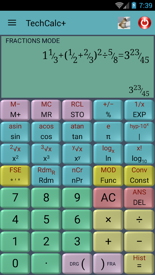    Scientific Calculator (adfree)- screenshot  