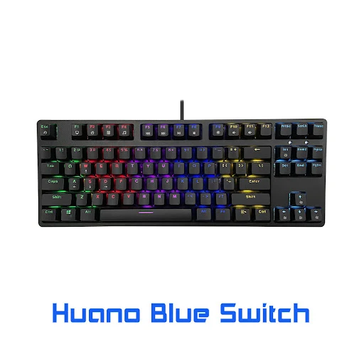 Bàn phím cơ E-dra EK387L - Huano Blue Switch