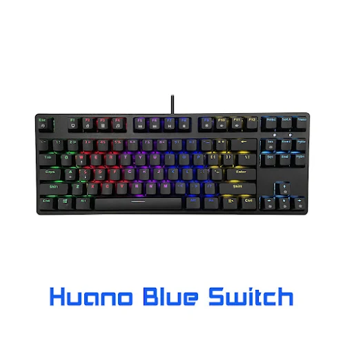 Bàn phím cơ E-dra EK387L - Huano Blue Switch