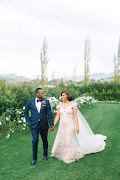 Annie and Kgolo tied the knot at a venue in the Cape winelands.