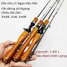 Cần Câu Máy Lure Ul 2 Khúc Ngọn Dẻo Máy Đứng, Máy Ngang Cán Gỗ Dài 1M68, 1M8, 1M98 Anhnamfishing