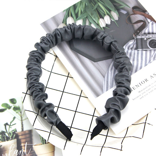 Title 5, Folded Headband High-End Leather Simple and Ver...