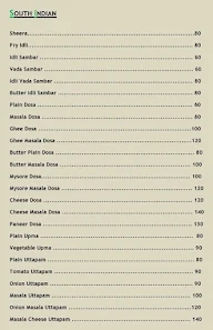 The Great Kitchen menu 2