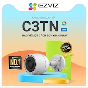 Camera Ip Wifi Ngoài Trời Ezviz C3Tn 2M Color Night Vision - Có Màu Ban Đêm, Mẫu Mới 2022 H265 - Hàng Chính Hãng