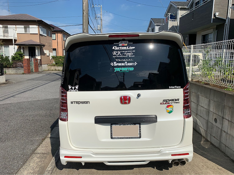 ステップワゴンスパーダのハイマウント塗装・コロナウイルスに負けるな・おひさしぶりですに関するカスタム事例の投稿画像1枚目