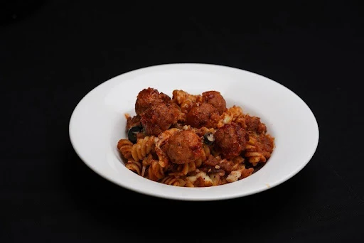 Chicken Meatball Pasta (Baked)