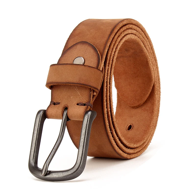 Title 14, Mens leather pin buckle belt