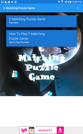 C Matching Puzzle Game