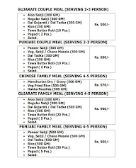 The Tiffin Zone menu 2