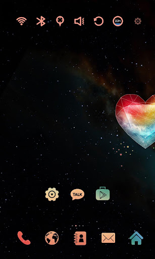 Rainbow launcher theme