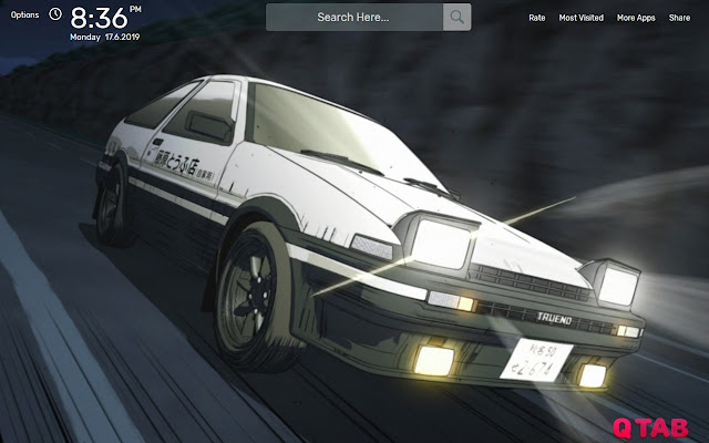 Initial D Wallpapers New Tab Theme