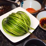 my favorite side dish, water lotus stems, absolutely delicious in Taipei, Taiwan 