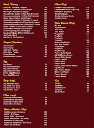 Saada Punjab menu 2