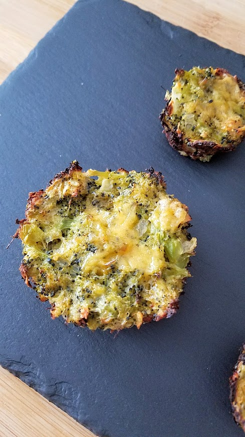 Recipe for Broccoli and Cheese Muffins, a natural green food for St Patricks Day or any day. You can make muffin sized ones which are nice and portable snacks, or do mini muffin ones for a party.