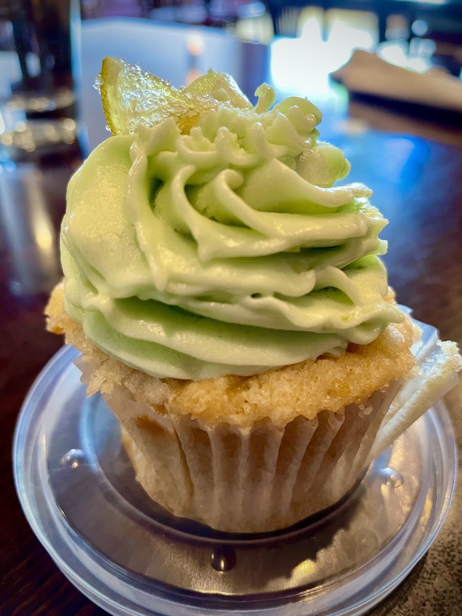 Key lime cupcake