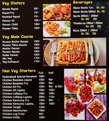 New Hyderabad Family Restaurant menu 