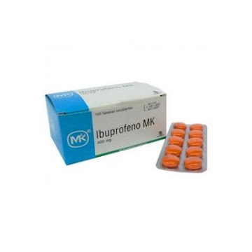 Ibuprofeno MK 400 mg Fracción Blíster x 10 Tabletas  