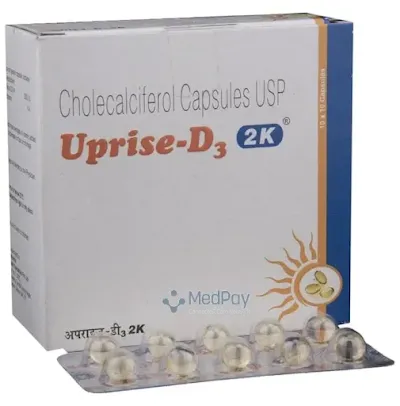 Uprise D3 2K Soft Gelatin Caps - 10