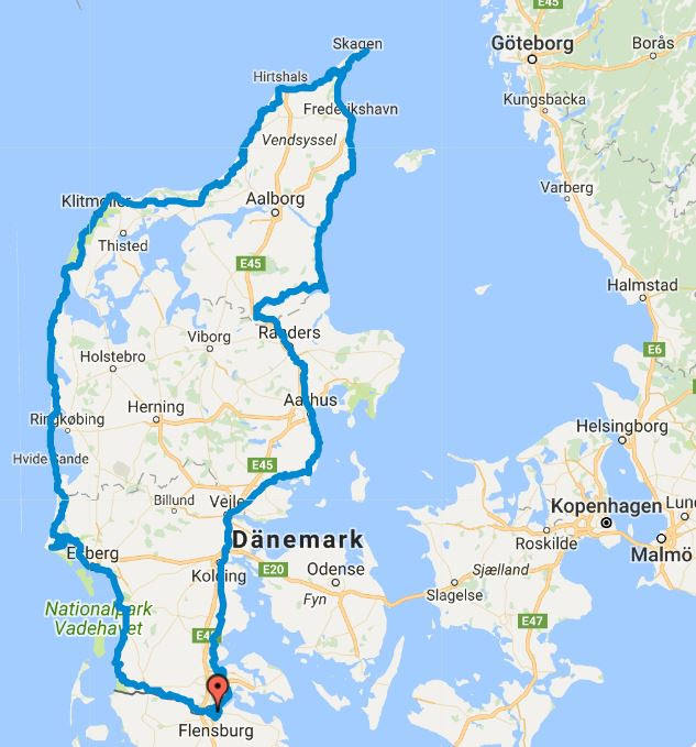 Rund um Jütland - Dänemark - Radreise & Fernradler Forum