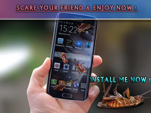 Cockroach on screen Prank App