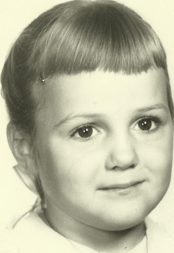 Sharon K. in her kindergarten photo