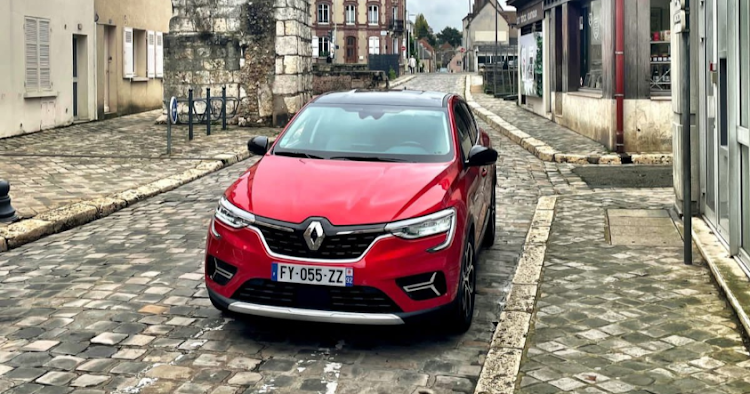 We had our first taste of the new Renault Arkana driving it to the rustic and ancient French village of Chartes. Picture: PHUTI MPYANE